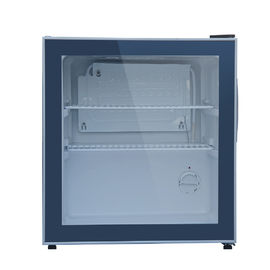 Chine Refroidisseur en verre de boisson de porte de 48 litres/support réglable petit réfrigérateur en verre de porte fournisseur