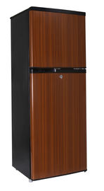 Chine Mini congélateur de réfrigérateur en bois de deux portes/double porte dans le réfrigérateur de porte fournisseur