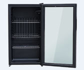 Mini réfrigérateur de porte en verre économiseuse d'énergie conception exquise d'aspect de 90 litres