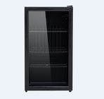 Chine Le noir intégré boit le réfrigérateur 90 litres, réfrigérateur avant en verre de boisson société