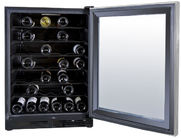 Chine Refroidisseur de vin électrique de noir en verre de porte bouteilles Stroage de 150 litres 52 société