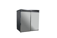 Côte à côte réfrigérateur inoxydable commercial, congélateur de réfrigérateur de porte à deux battants d'A+