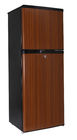 Mini congélateur de réfrigérateur en bois de deux portes/double porte dans le réfrigérateur de porte