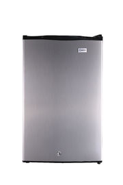 Petit réfrigérateur argenté verrouillable de barre avec le congélateur tube d'aluminium de 95 litres